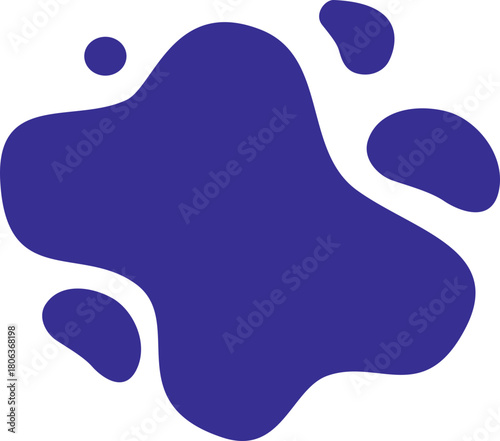 Vector of abstract blob