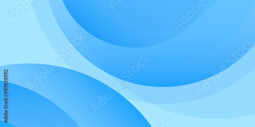 Abstract Color background, transparent gradient blue circles stacked on a blue background modern good nice art simple art concept cover creative decorations dynamic