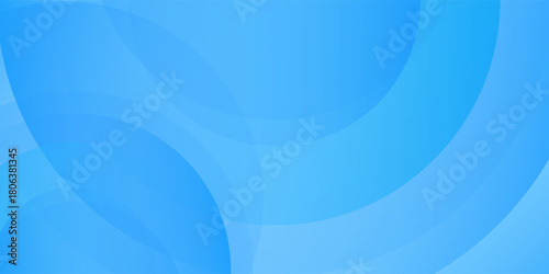 Abstract Color background, transparent gradient blue circles stacked on a blue background modern good nice art simple art concept