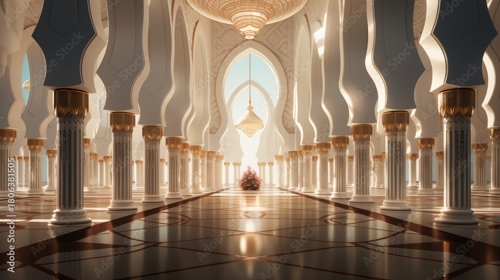 Fototapeta premium Grand Mosque Interior