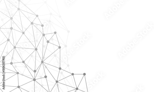 ネットワークの幾何学抽象背景