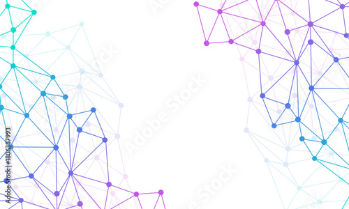 ネットワークの幾何学抽象背景