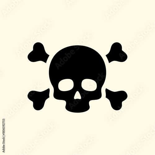 biker patch skull crossbones icon, pirate symbol, dead icon, jolly roger, gothic skull vector, black n white tattoo design skull, skull t-shirt design, poison warning, sticker pirate apparel graphic, 
