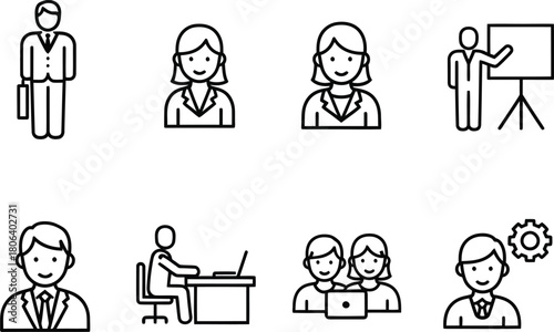 business people icons