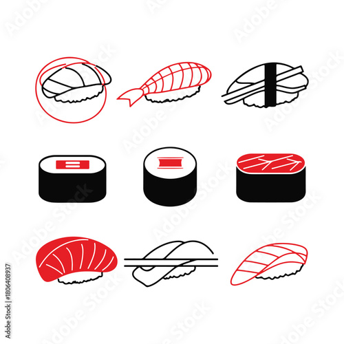 Customizable cohesive images for sushi restaurant