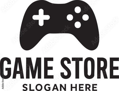 Game controller logo for game store