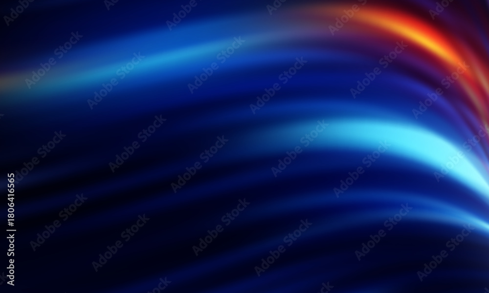 Fototapeta premium Futuristic Panorama hyperspace speed Tunnel light trail Streaks background 3D rendering vector illustration design in eps 10.