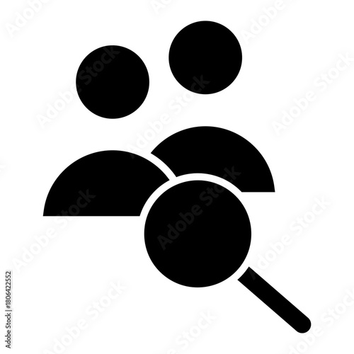 Search icon vector. Zoom illustration sign. San symbol. magnifying glass logo.