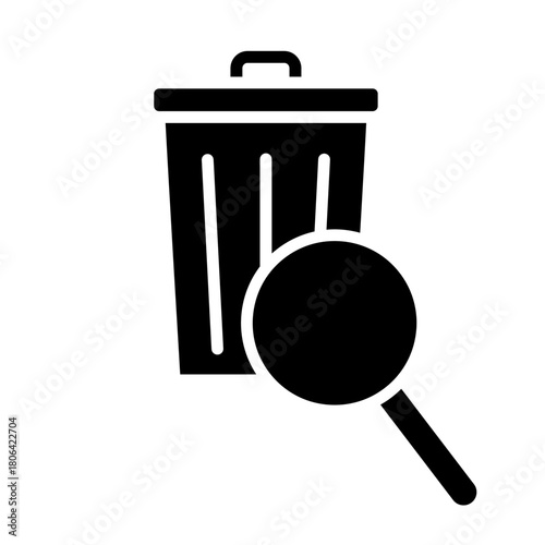 Search icon vector. Zoom illustration sign. San symbol. magnifying glass logo.