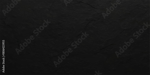 Dark black textured paper background or rough canvas textile surface pattern