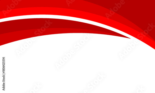 white redand business wave banner background. overlapping vector waves background.eps 10