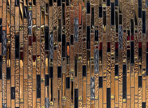 Goldene Fliesentextur