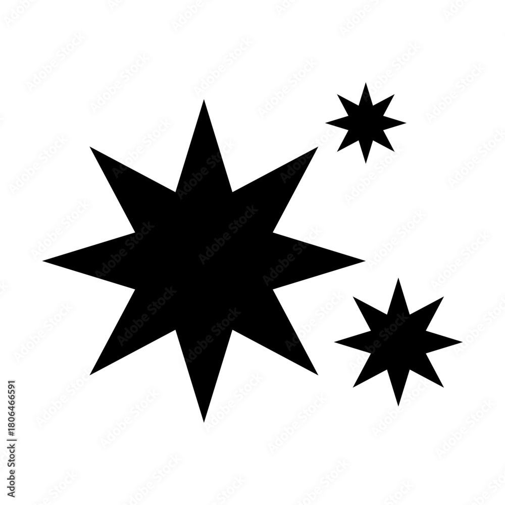 Obraz premium star sparkle elegant minimalist element