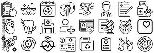 Medical and Healthcare Icons A Comprehensive Collection
