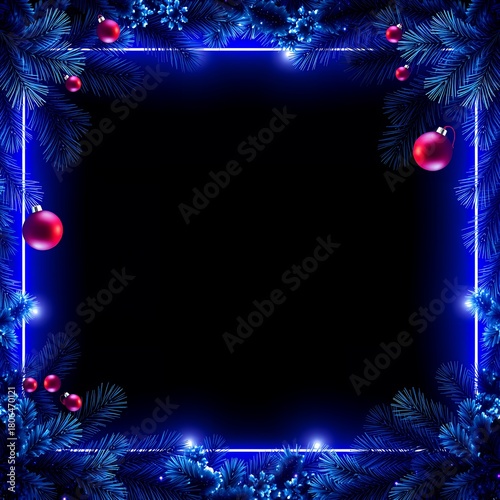 Navy blue christmas frame design christmas background holiday background winter christmas design decoration merry celebration