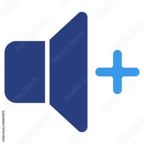 Volume Up  Icon Element For Design