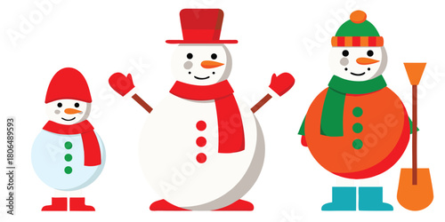 Snowman winter snow holiday christmas cold season december frost fun happy joy