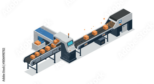 Automated conveyor system for efficient warehouse packaging and distribution