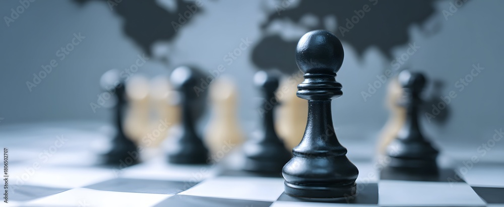 Fototapeta premium Changing conflict tactics test worldwide defense and intelligence systems and strategies