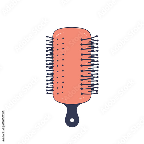 Hair Brush with Loose Strands