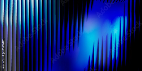 Soft glass ripple gradient in icy pale blue and lavender hues. Delicate reeded texture with frosted distortion effect and minimal vertical blur. Glass texture