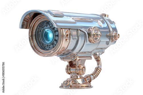 Vintage Style Surveillance Camera Steampunk Inspired Design