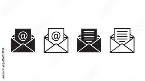 Modern mailbox icon with clean lines and vibrant colors