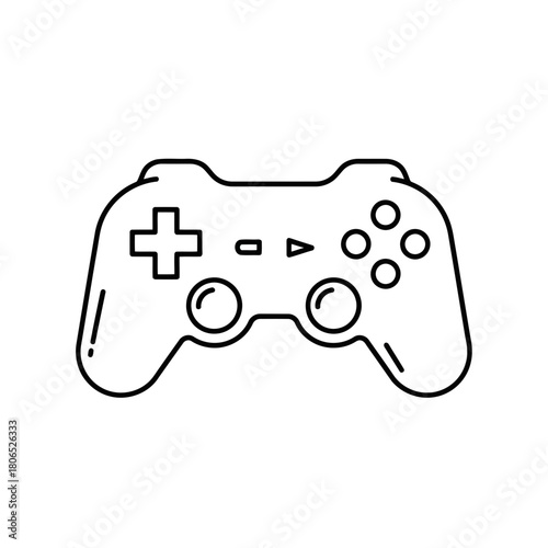 Game controller isolated on, a gateway to virtual worlds and interactive entertainment