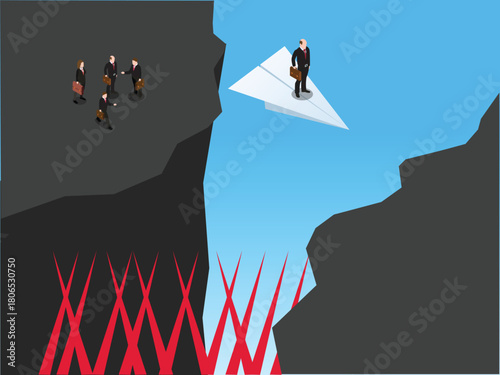 Isometric Construction Site Set: Building Bridge, Lifting Cargo, and Workers with Heavy Machinery 3d isometric vector illustration