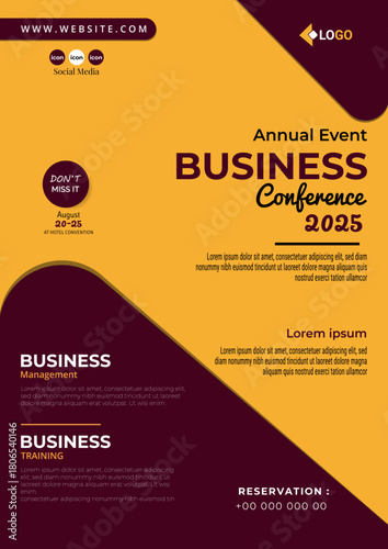 Annual Event Business Conference Flyer Design
