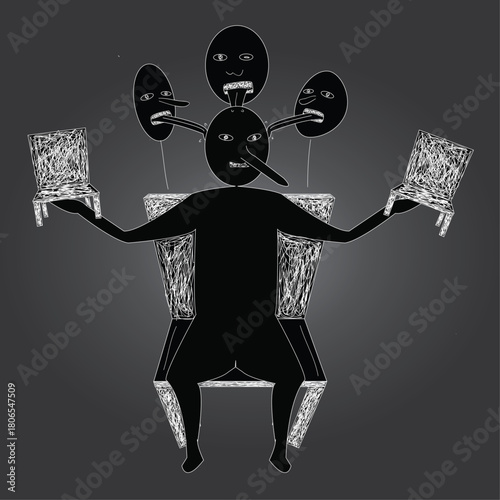 People around those in power always suck up to get a position.