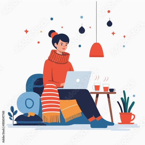 Modern Winter, Cozy Productivity