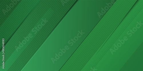Abstract green sporty background template vector with shiny lines and lights. Green background with strong pattern design.Eps10 vector