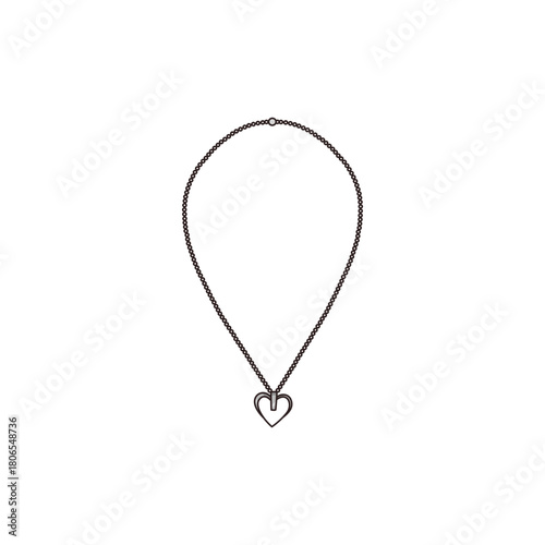 vector illustration of a pendant sign