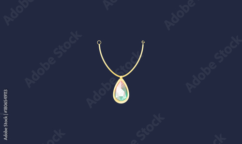 gold pendant with diamonds
