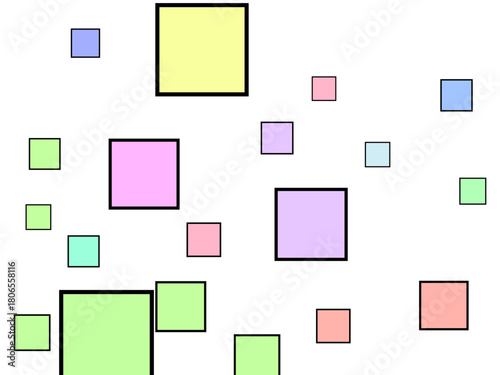 abstract background with squares