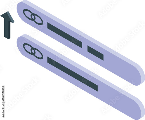 Nail files pointing upwards, ready for manicure and beauty treatment, enhancing nail care and personal grooming