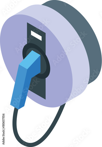 Electric vehicle charging station providing sustainable energy for modern transportation