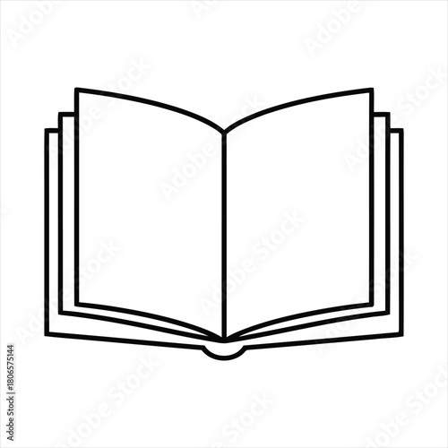 Open book with blank pages for your notes, stories, or designs offers endless possibilities for writers, students, and educators alike