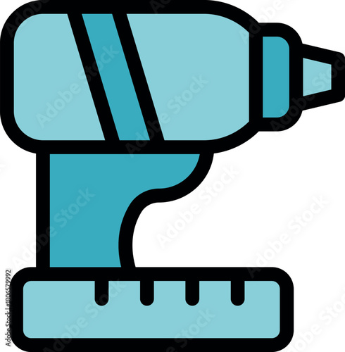 Cordless drill with depth stop for accurate drilling in construction and diy projects