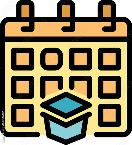 Calendar is showing dates of islamic holy month ramadan with kaaba icon