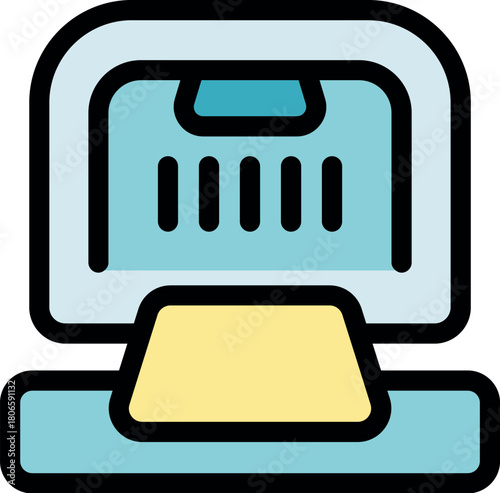 Metro gate scanning ticket for access, ensuring quick and secure entry to public transport