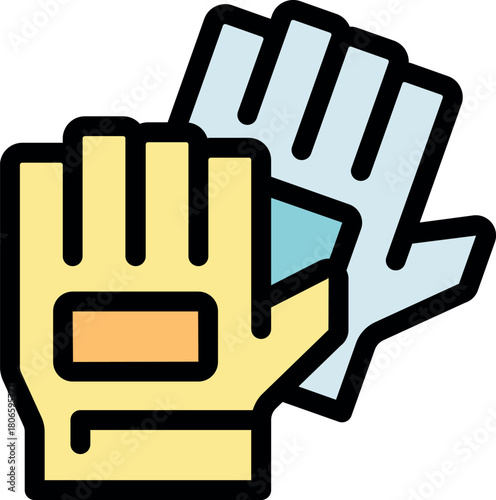 Protective gloves ensuring safety and preventing injuries during various work activities