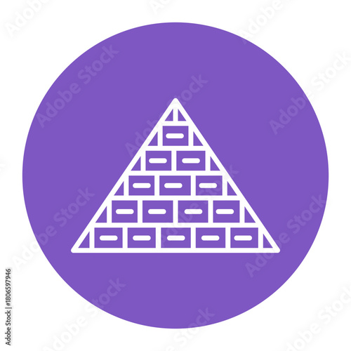 Segmented Pyramid Icon