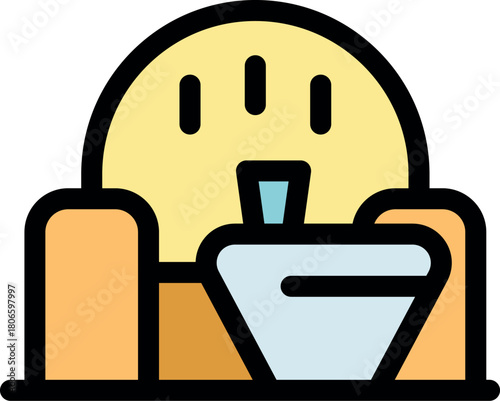 Glamping in desert dome tent with comfortable bed and nightstand enjoying luxury camping experience