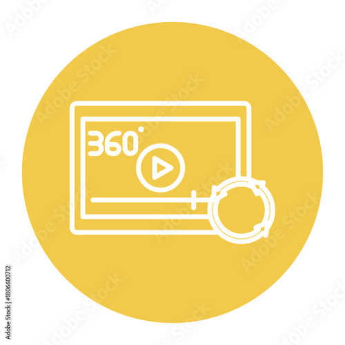 360 Degree Video Icon
