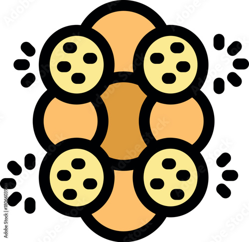 Honeycomb radiating golden light, filled with honey and pollen, symbolizing natural sweetness and beekeeping