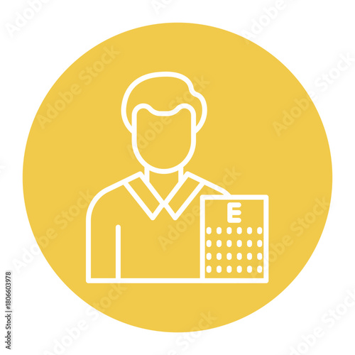 Optometrist Male Icon