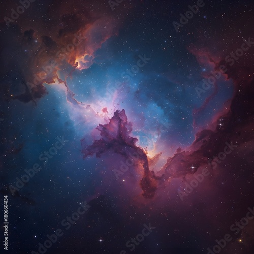 northern lights in the space, northern light,space,night sky, universe.solar system.