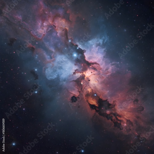 northern lights in the space, northern light,space,night sky, universe.solar system.